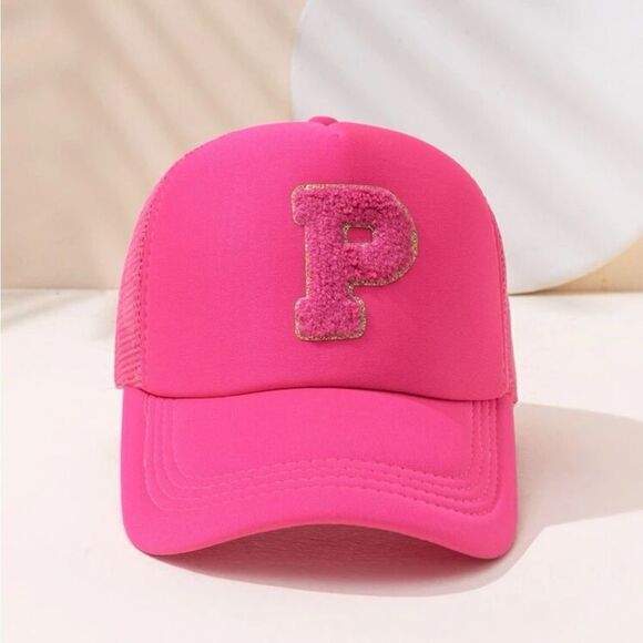 Accessories - Letter “P” Patched Trucker Hat!